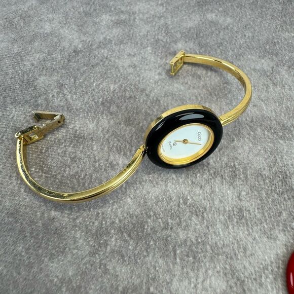 Gucci 1100 L Gold Quartz Watch Interchangeable Bezels Vintage - Picture 3 of 15